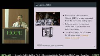 HOPE_16 (2025): Expanding BioArtBot Color Palette - A Beginner's Guide to Lab Automation \u0026 Biosafety