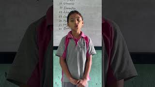 Short presentation by USES student from grade four❤️