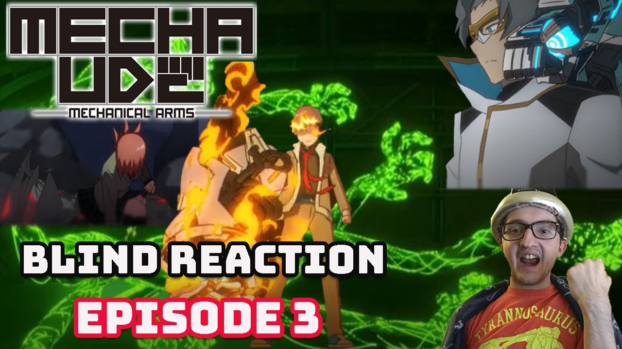 NEW ENEMY & TRIGGER ARM// Mecha Ude Episode 3 Blind Reaction