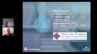 Webinar "Peer Support & Connecting Patients to Improve Patient Outcomes"