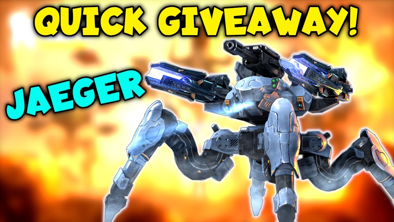 Quick Video JAEGER GIVEAWAY! | War Robots - YouTube