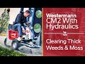Thick Weed and Moss Removal with the Westermann CM2