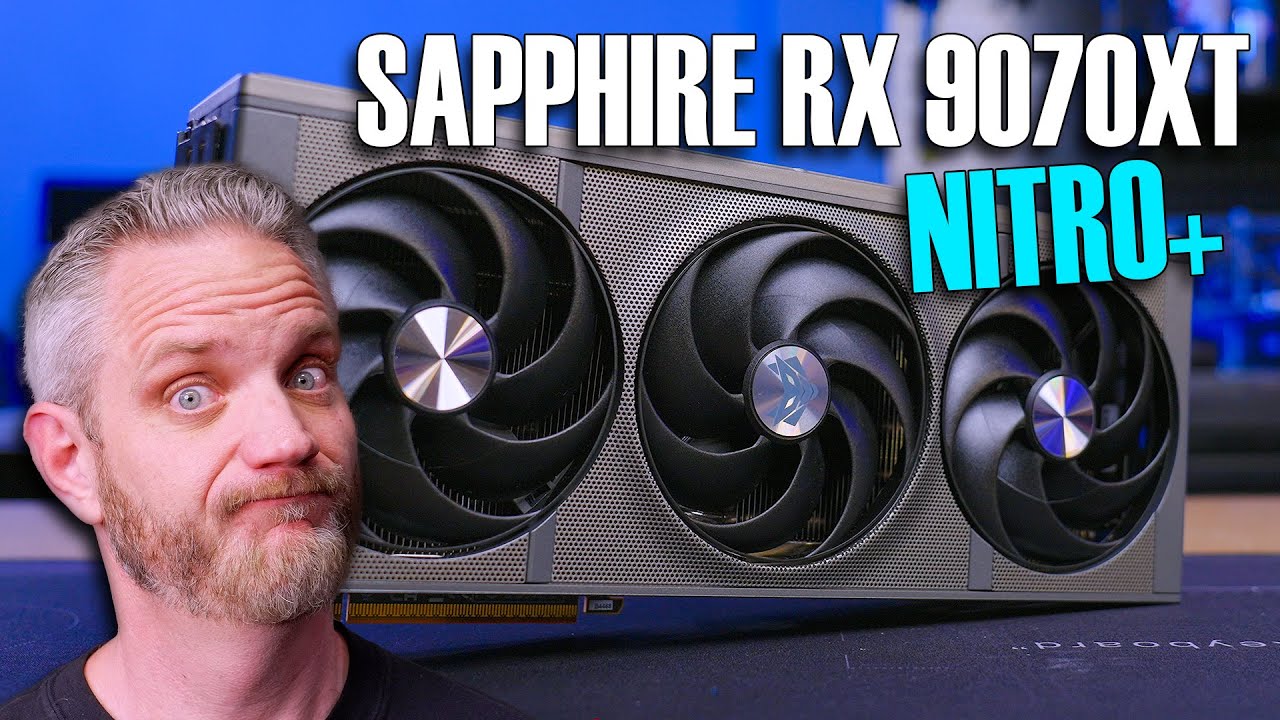 Sapphire 9070XT Nitro+ First Look This design is just AWESOME