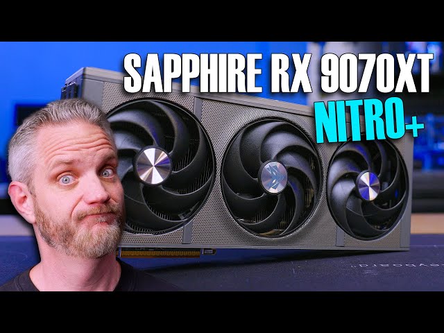 Sapphire 9070XT Nitro+ First Look This design is just AWESOME