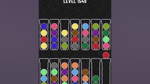 【Ball Sort Puzzle】Level.1549