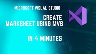 Create Marksheet IN MVS #VB.net #POP-up