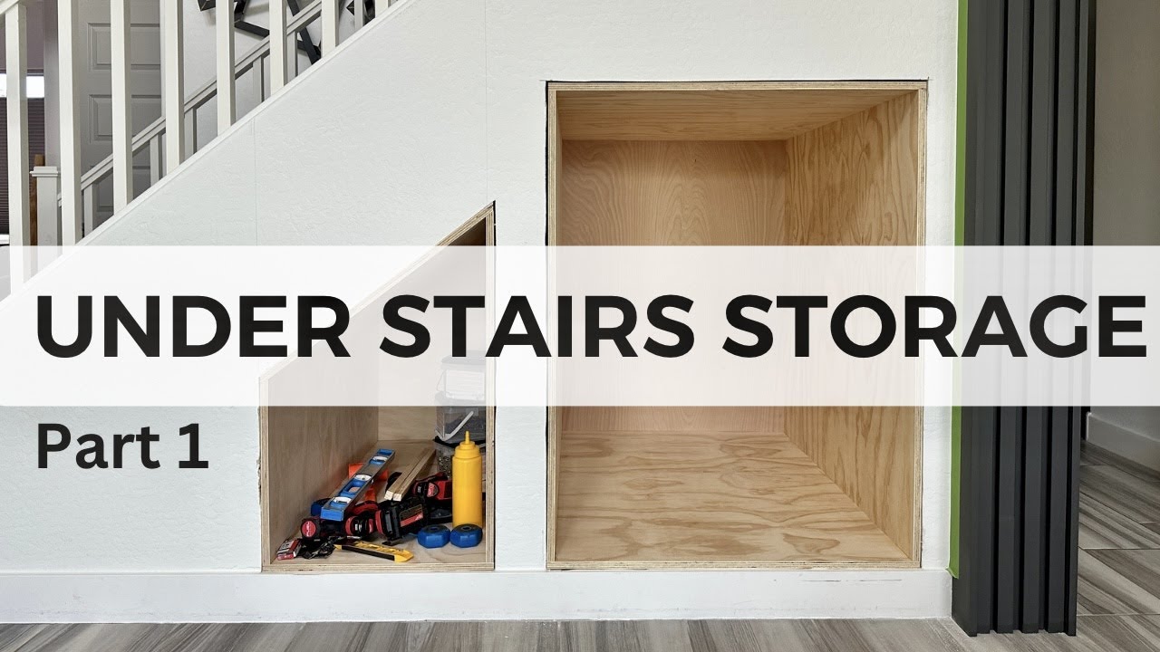 DIY Under Stairs Pull Out Storage, Part 1 - Demo Day