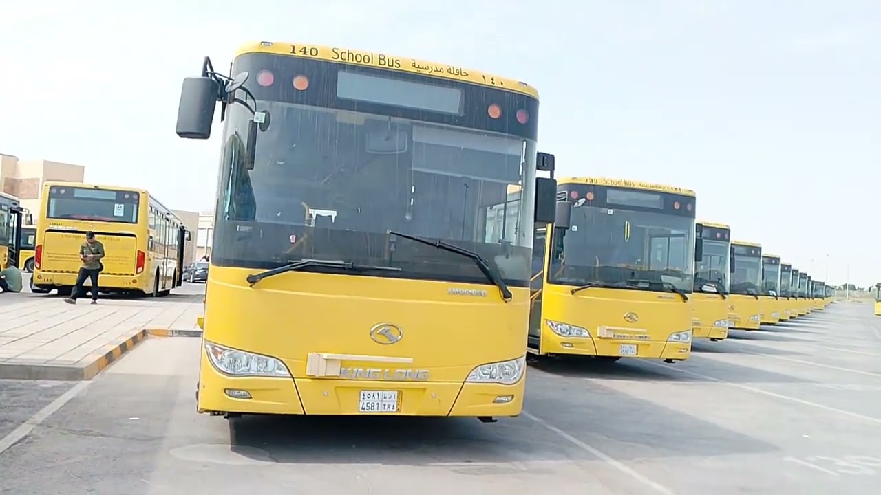 Garasi bus Saptco madrasah Jubail