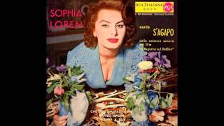 Video thumbnail of "SOPHIA LOREN - S`AGAPO -1957 Vinyl"