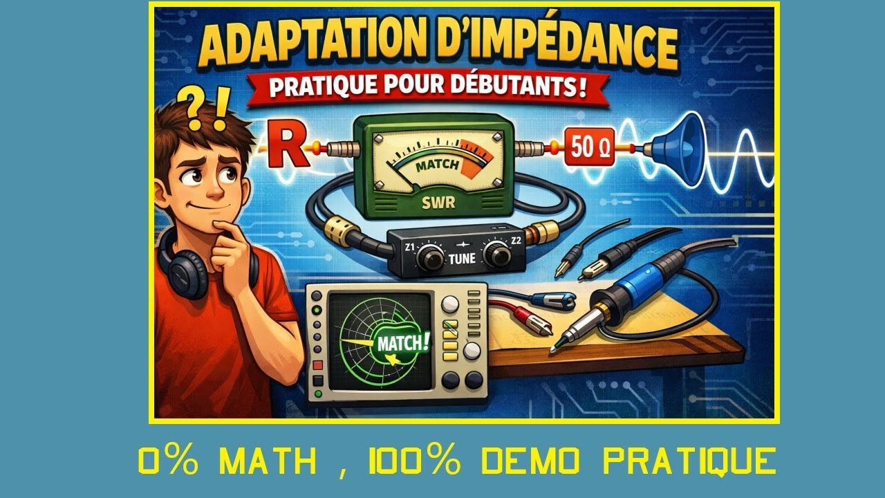 Cyrob : Notions pratiques d'adaptation d'impédance pour les débutants.