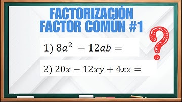 ✏️ Factorización FÁCIL: Aprende el Factor Común con Ejemplos