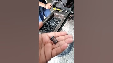 Turning Metal Wire into a Perfect Machine Spring on a  Lathe | Precision Engineering #skillstalent