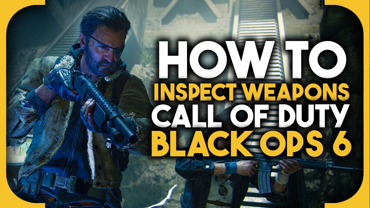 Bo6 Gun Inspect How to Inspect your weapon in Call Of Duty Black Ops 6 - YouTube