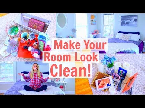 How To Make Your Room Look CLUTTER FREE!