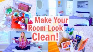 How To Make Your Room Look CLUTTER FREE!