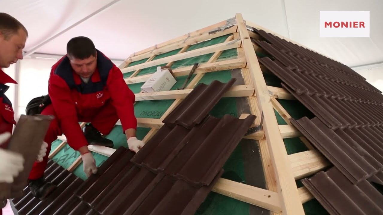 Čerpių klojimas ir tvirtinimas | Monier