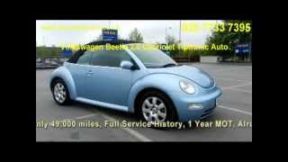 Volkswagen Beetle 2.0 Cabriolet Tiptronic Auto VX04 McCarthy Cars