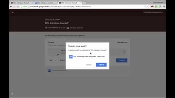 Turning in work for a teacher created worksheet Google Docs Student  Google Classroom