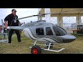 WORLD`S LARGEST RC MODEL ELECTRIC HELICOPTER UNDER APPROVAL LIMIT FROM 25 KG!!