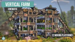 I Built a Vertical Farm in Create Mod... with Elevators