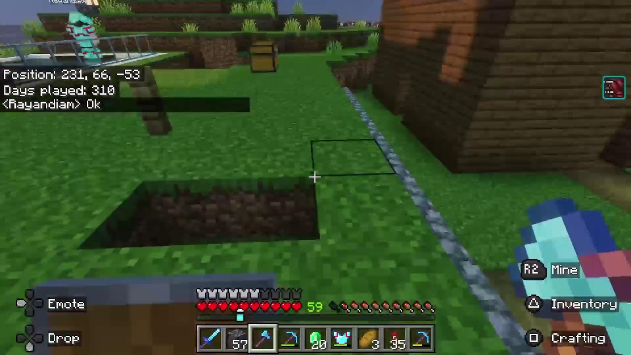 Grinding for netherite in my Minecraft Forever world