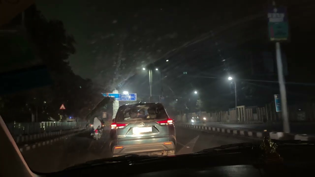 Late Night Car Ride in Bhopal | Bhojpuri Song Feel 🎧
