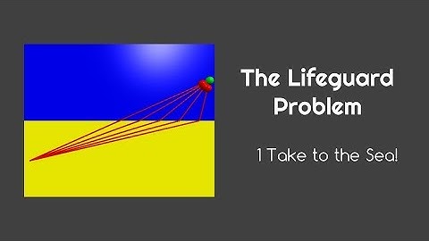 The Lifeguard Problem 1 Take to the Sea!