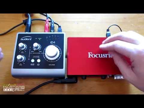 Audient iD4 vs Focusrite Scarlett 2i2 & 2i4 Comparison Review