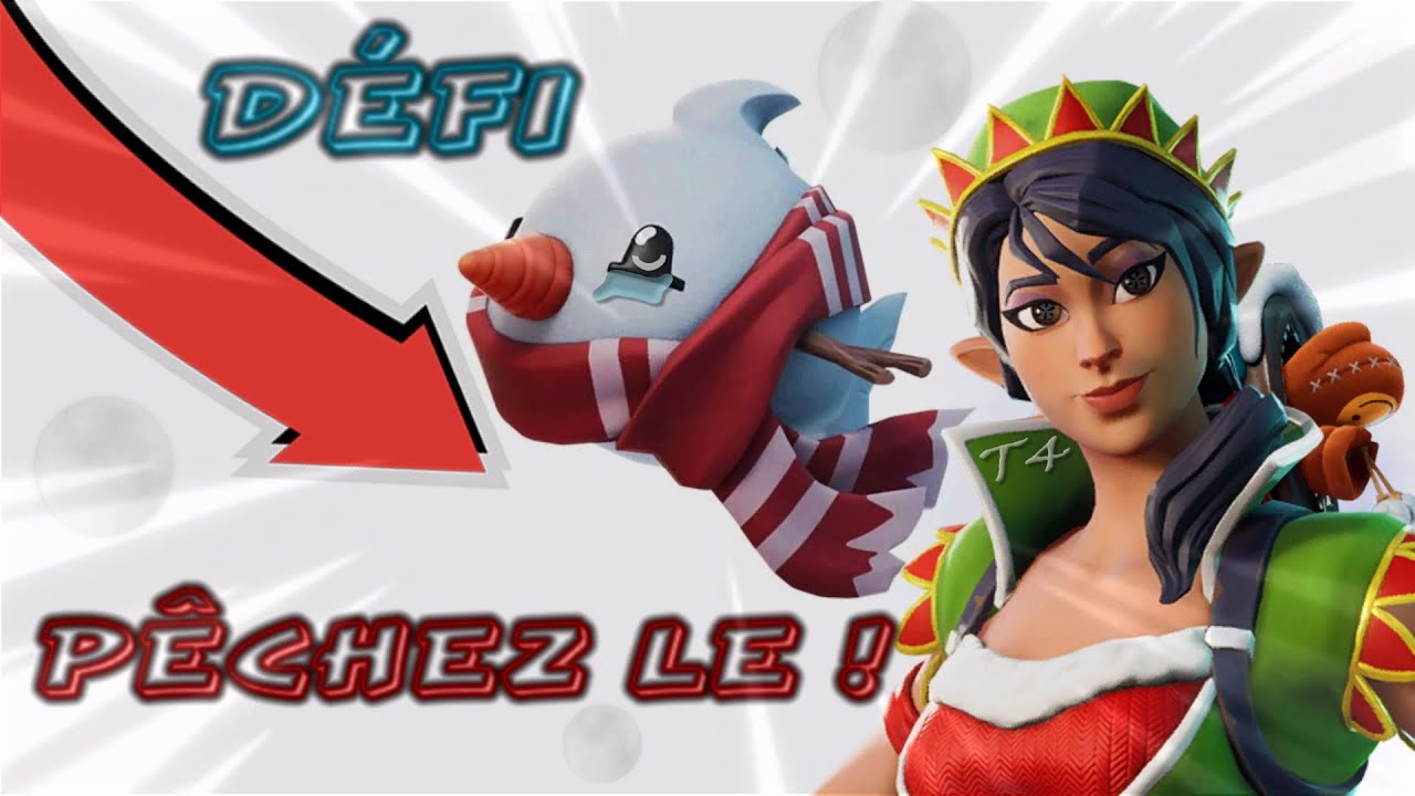 Fortnite Attraper un Poisson Neige Défi Opération Chute de Neige , Catch a Snowy Flopper  Snowdown