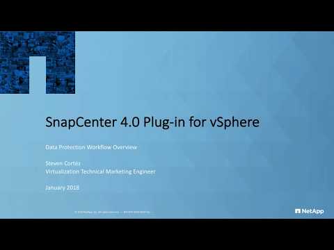 SnapCenter 4.0 Plug-in