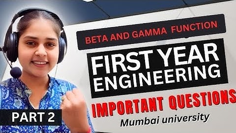 Gamma Function (Important question) Beta, Gamma Function( part-2)