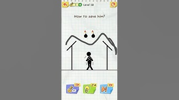 Draw 2 Save Gameplay - Level 18 #shorts