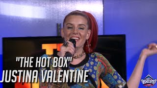 Justina valentine Brings Positive Vibes To The  Hot Box