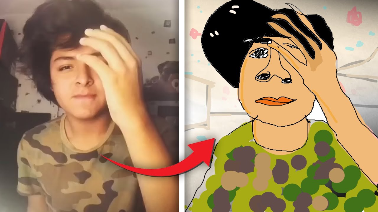 dibujando YOUTUBERS con seguidores #1