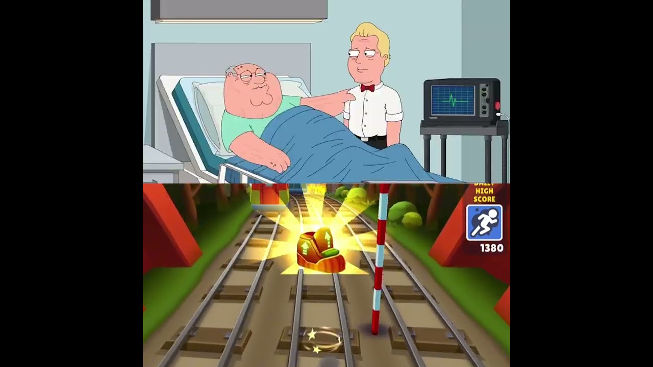 Family guy and subway surfers