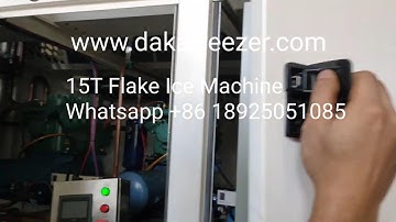 Export Flake Ice Machine 15ton/24hour, use 3 Bitzer compressor, should you need more information? pl