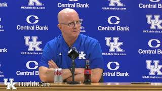 Coach Stein Pre-Youngstown State Press Conference presented by UKHealthCare