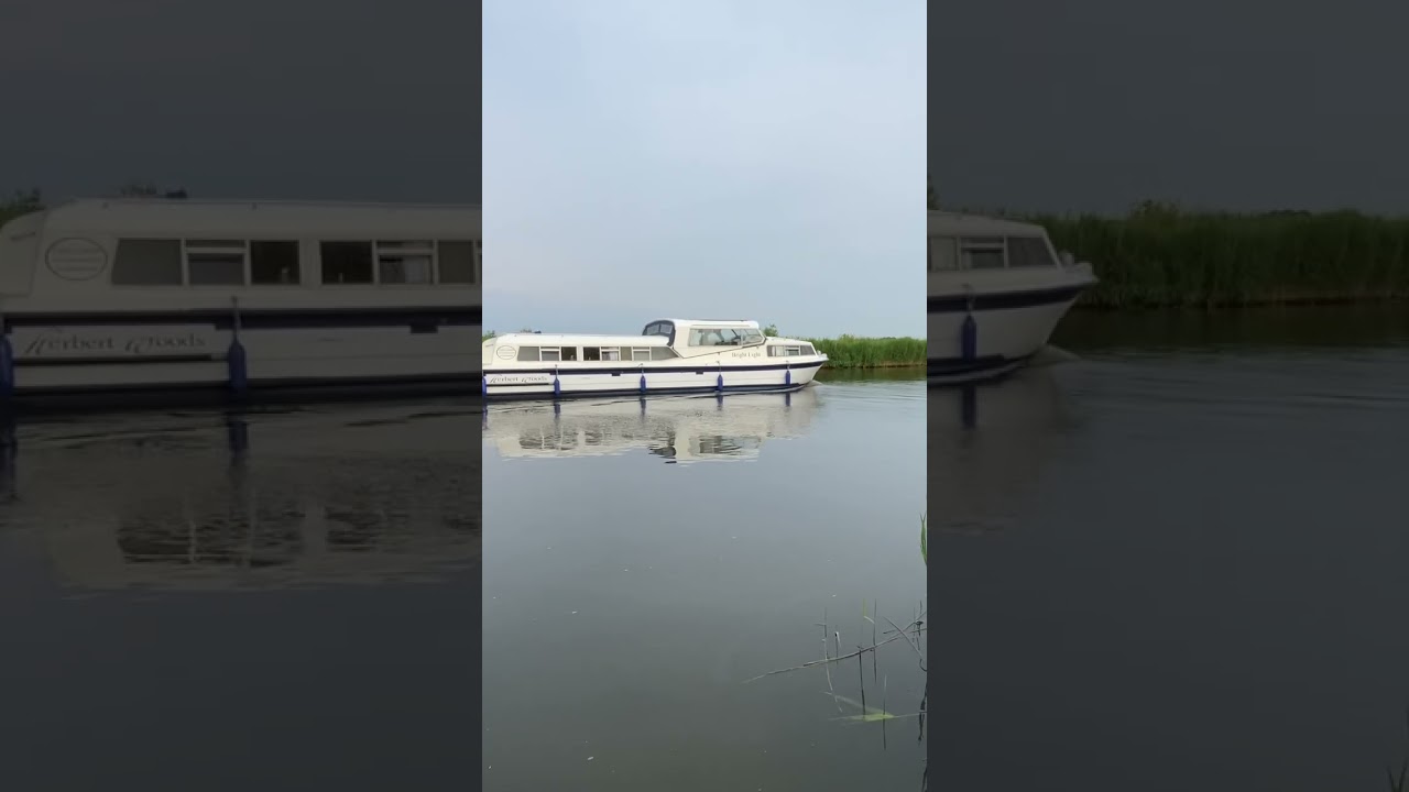 Holiday boat river thurne Norfolk broads 