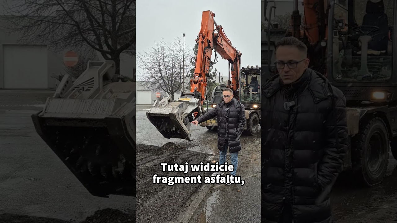 [Na robocie] Frezowanie asfaltu - frezarka FAE RPL/EX