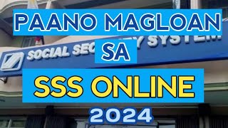Paano Mag Loan sa SSS Online 2024 | Paano Mag Apply ng Salary Loan | How to Apply SSS Salary Loan