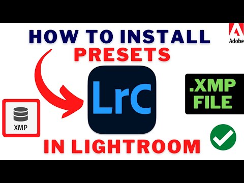 How To IMPORT Presets In LIGHTROOM | How To INSTALL .XMP File In LIGHTROOM 2023