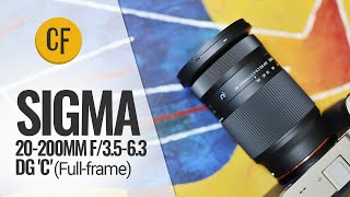 Analise da lente Sigma 20 200mm f 3 5 6 3 DG C full frame