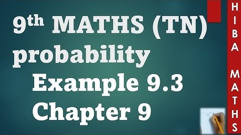 9th maths chapter 9 example 9.3 TN Samacheer hiba maths