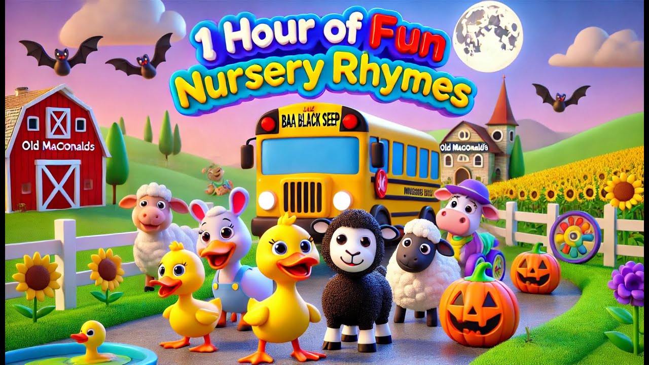 🦆🎶 Five Little Ducks & More Nursery Rhymes | 1 Hour of Fun Kids Songs! AI   ⁨@Fatimasworld23⁩