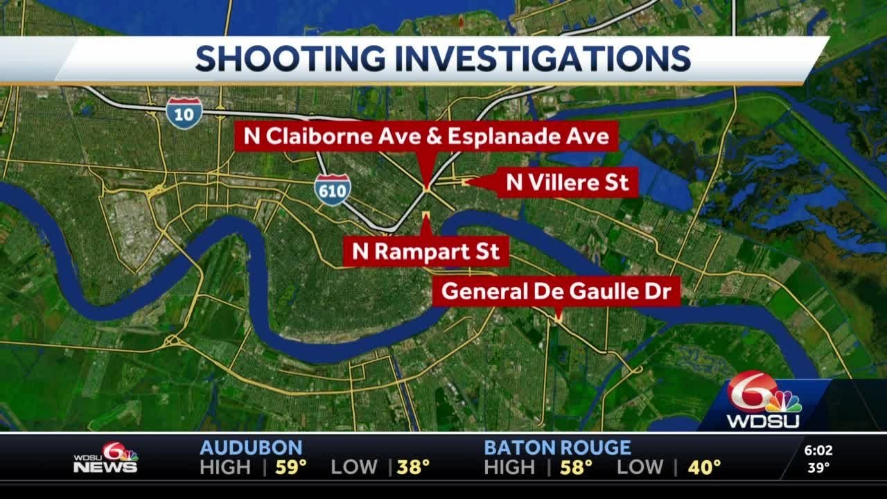 Four shootings reported overnight in New Orleans - YouTube