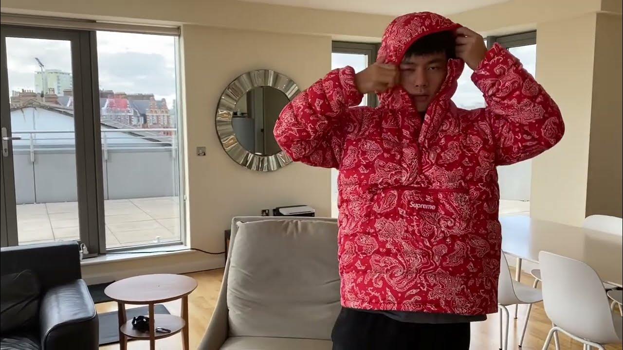 red supreme jacket