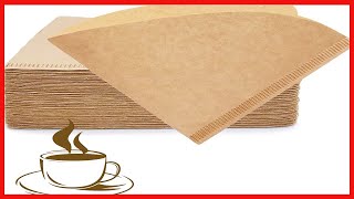 YQL V60 Coffee Filter,V60 Filter02 200 Count Natural Unbleached Disposable Coffee Filters Paper Fit