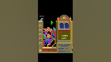 Tetris Level 15 – Classic Arcade Gameplay#shorts