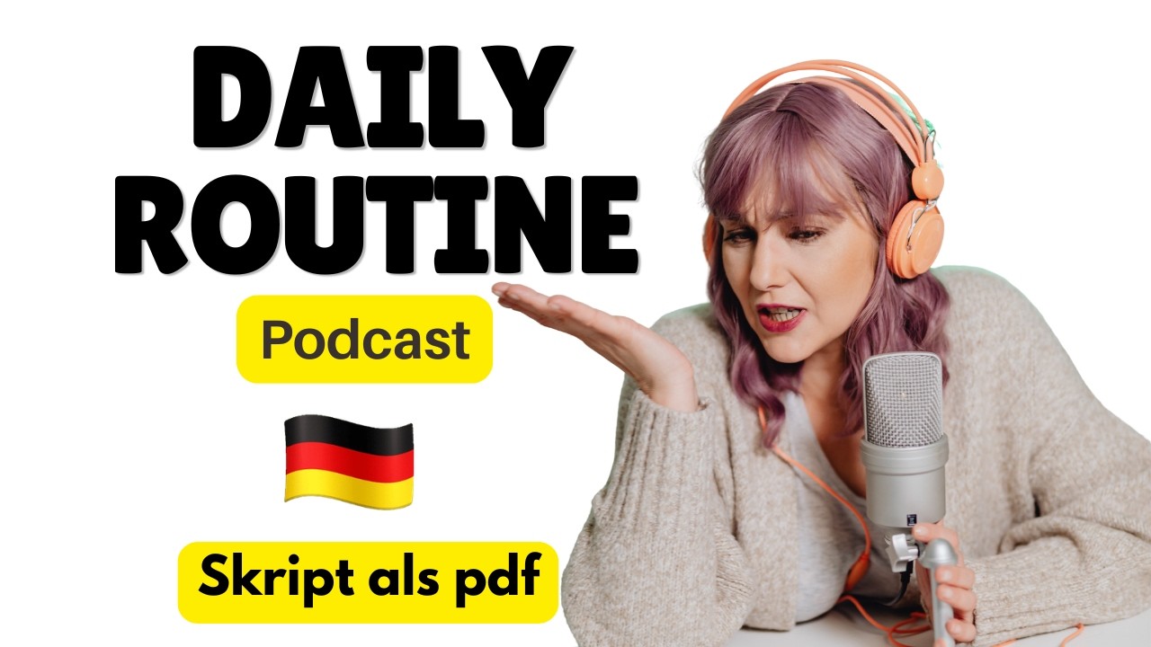 Learn German Podcast -Daily Routine Vocab | Quiz + Excercise | A2 - B2 ...