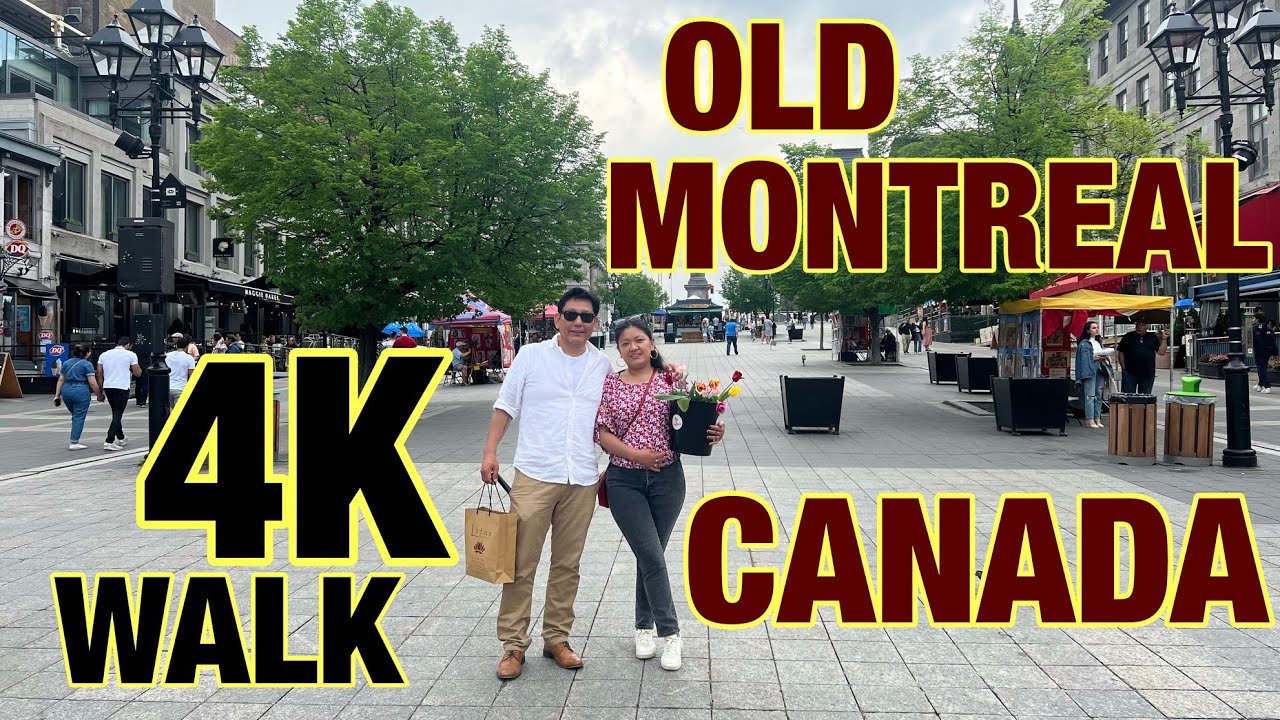 OLD MONTREAL, CANADA - 4K Walking Tour Historic Buildings and European ...